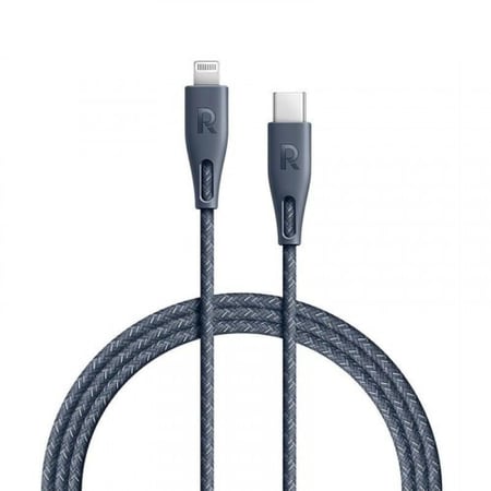 كيبل شحن راف باور تايب سي ايفون 1.2 متر رمادي