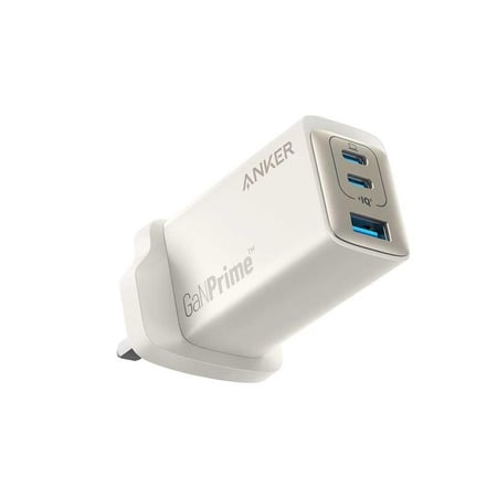 شاحن جداري انكر ابيض جان برايم 65 وات