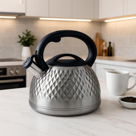 غلايه بصافره من الستانليس ستيل - 3لتر