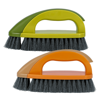 فرشاة تنظيف متعددة الاستعمال بمقبض مريح