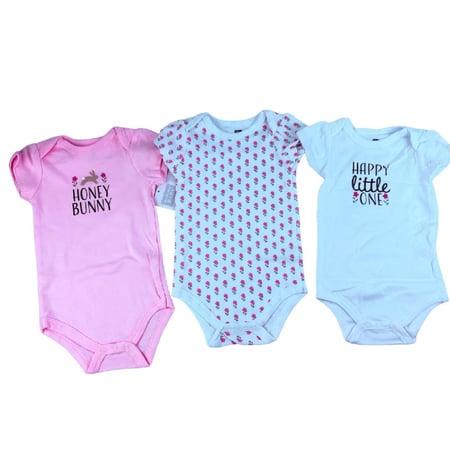 أطقم بديهات أطفال (للأولاد والبنات) – 3 قطع قطنية مريحة