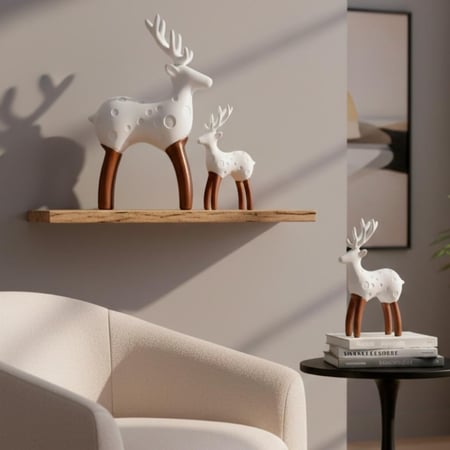 تمثال غزال ديكوري عصري للمنزل