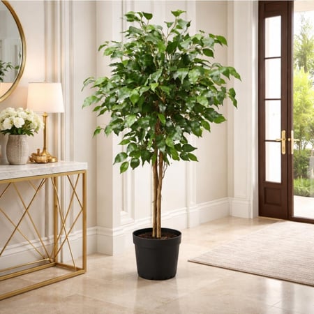 نبات فيكس بنجامينا صناعي فاخر – مناسب للمداخل والديكور الداخلي