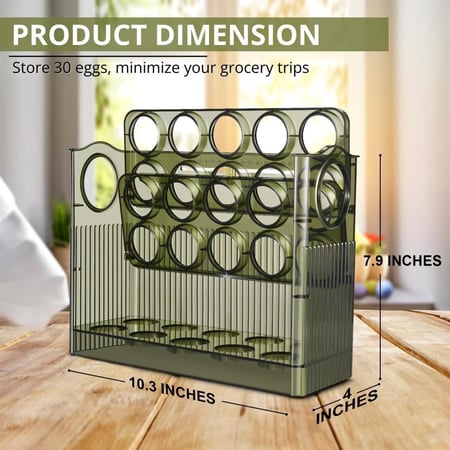 منظم بيض عملي وأنيق