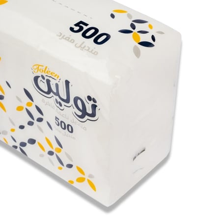500 مناديل وجه تولين عدد 20 عبوة