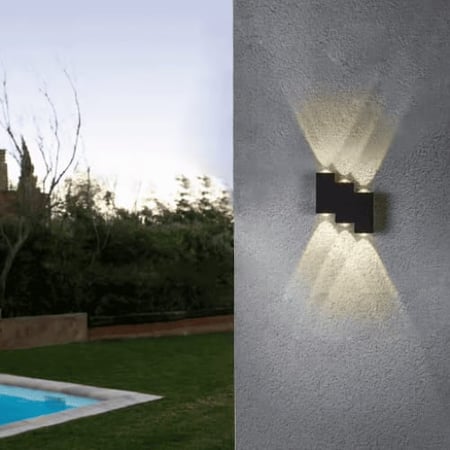 اضاءة سور خارجي ضوء أصفر ليد