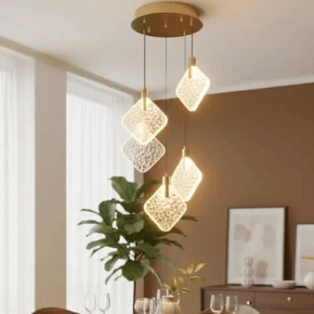 لمبات سقف معلقة اضاءة صفراء