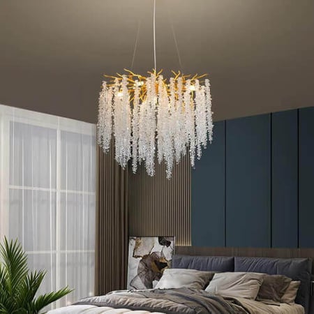 ثريا كريستال تصميم عنقودي أنيق