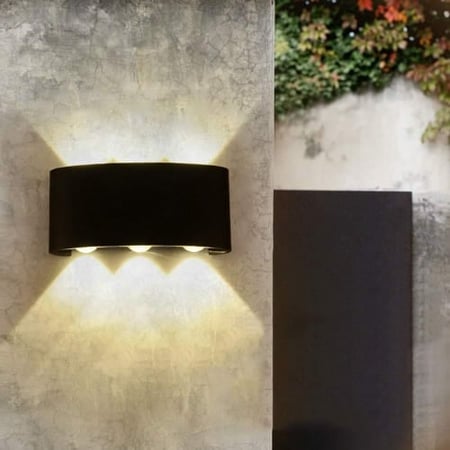 إنارة خارجية اتجاهين 6 عدسات بتصميم مزدوج