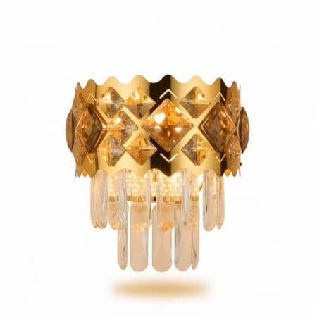 إنارة جدارية كريستال للمساحات الراقية