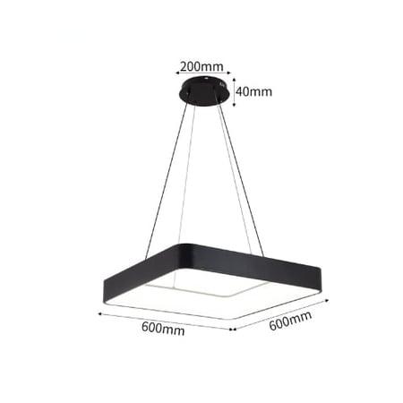 ثريا مربعة بتصميم مودرن