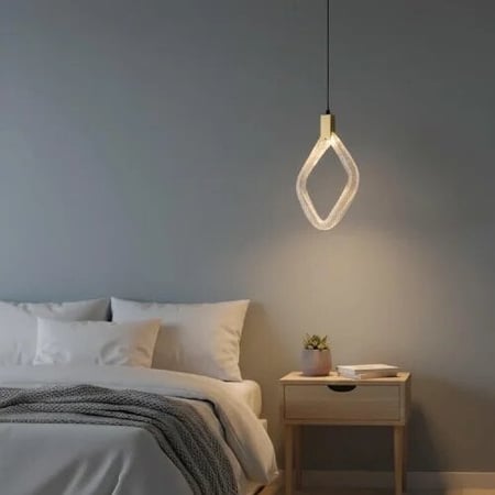 اضاءة مودرن معلقة بضوء بتقنية LED