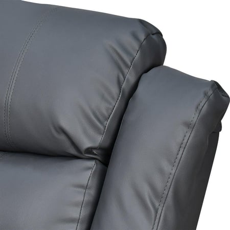 كرسي استرخاء فخم هزاز دوار بتصميم عصري جلد