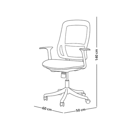 كرسي مكتب دوار اسود