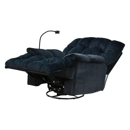 كرسي الغيمة استرخاء فخم هزاز دوار بحامل جوال اسود