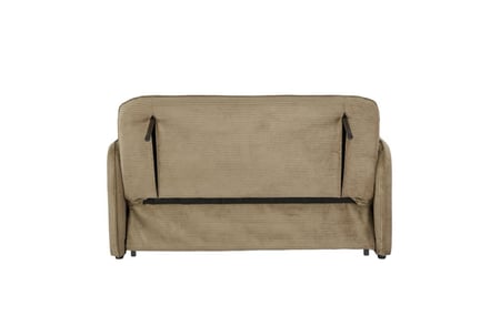 كنبة استرخاء مزدوجة قابلة للتحول إلى سرير – بني