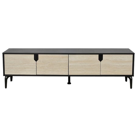 وحدة تلفاز مودرن خشبية 160 سم