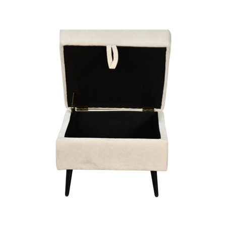 كنبة مودرن 3 مقاعد قماش مع صندوق تخزين