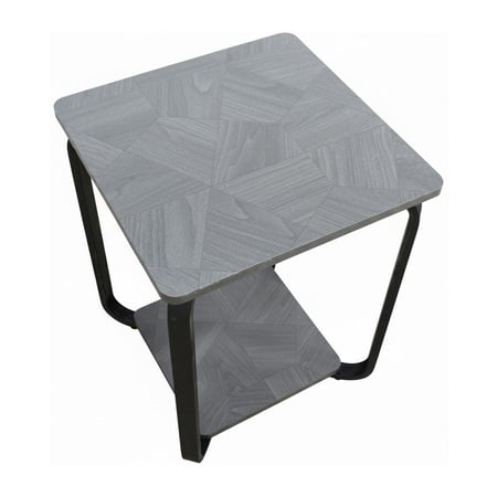 طقم طاولات خدمة 5 قطع 2 دور خشبي