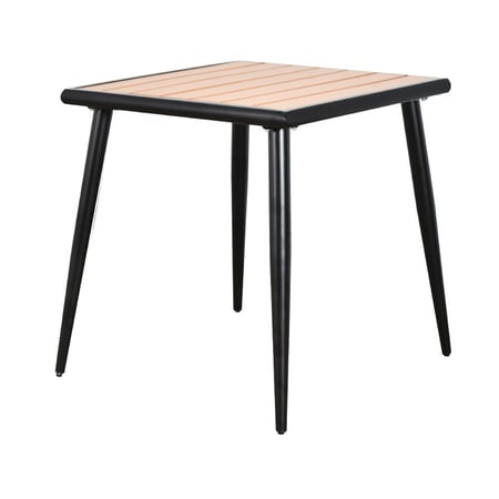 طاولة مفردة بأرجل معدنية 75×70 سم