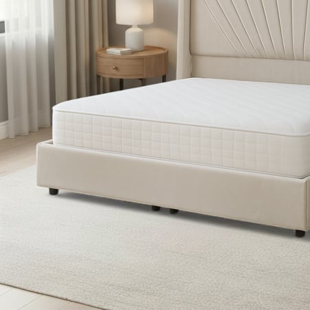 سرير خشبي بتنجيد مخملي عصري 180×200سم