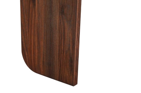 طقم طاولة خدمة 5 قطع خشبي  بني