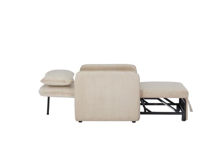 كرسي قابل للتعديل لسرير 2*1 مفرد بيج