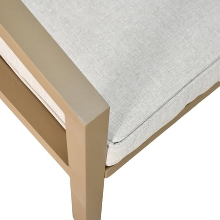 جلسة خارجية معدنية مودرن 5 مقعد وطاولة كافيه