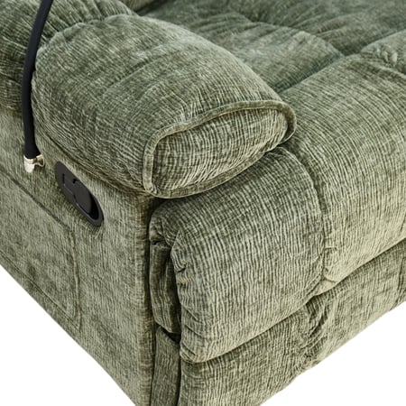 كرسي المطانيخ  استرخاء فخم دوار مع حامل جوال زيتي