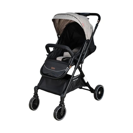 عربة أطفال قابلة للطي قماش بهيكل معدني