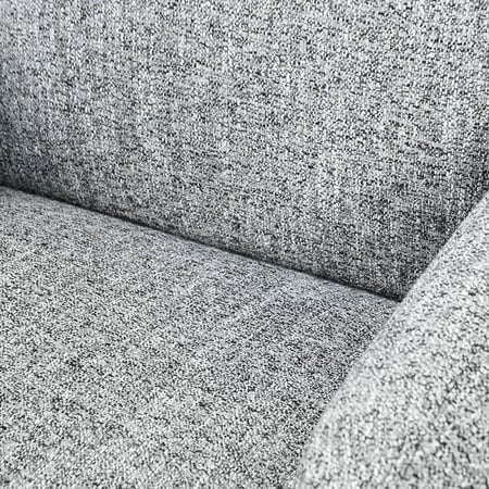 طقم كنب 2 مقعد فاخر مع كرسيين دوار وثابت رمادي