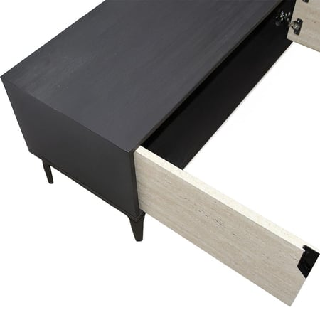 وحدة تلفاز مودرن خشبية 160 سم