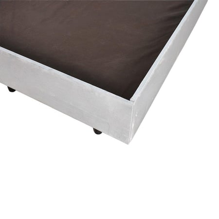 سرير خشبي بتنجيد مخملي فاخر 180×200سم