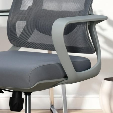 كرسي مكتب دوار رمادي