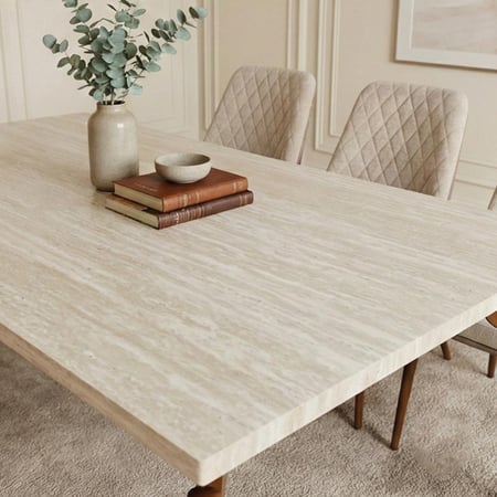 طاولة طعام مودرن خشب 8 كراسي كافيه