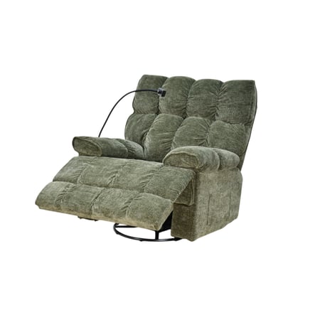 كرسي المطانيخ  استرخاء فخم دوار مع حامل جوال زيتي