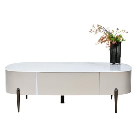 طاولة خدمة مفردة سطح سيراميك 130 سم