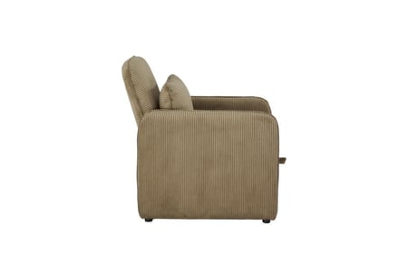 كرسي قابل للتعديل لسرير 2*1 مفرد بني