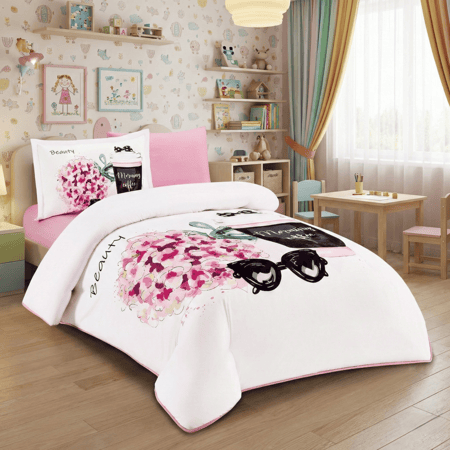 مفرش أطفال ميكروفايبر 4 قطع