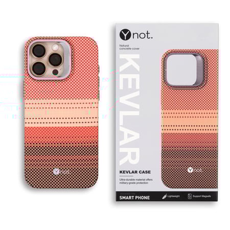 كفر Ynot Kevlar – حماية شاملة ، دعم ماج سيف ، وستاند جانبي – لأجهزة ايفون