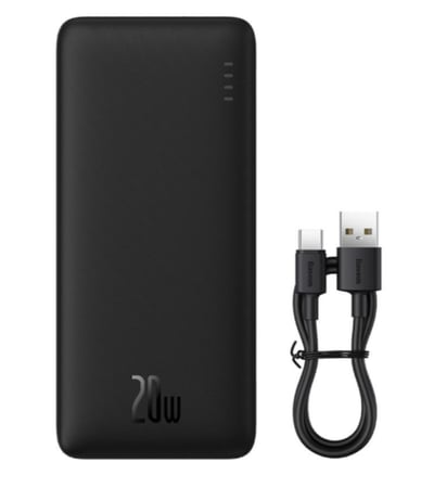 باور بانك بطارية متنقلة بيسوس 20000 بمنفذين شحن سريع