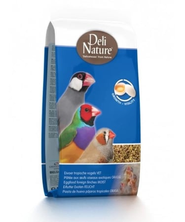 Deli Nature  طعام بيض طبيعي للطيور الاستوائية دهن 1 كجم