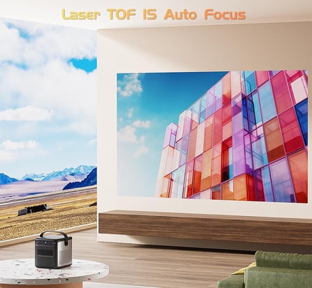 البروجكتر التعليمي الجيل الثالث T8 (مع حامل ثلاثي وفلاش وشحن مجانا)