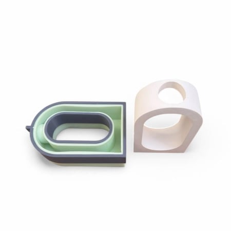 قالب سيليكون حامل مسكة ورد مع دعامة