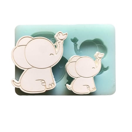 قالب سيليكون فيل صغير