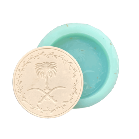 قالب سيليكون شعار المملكة دائري