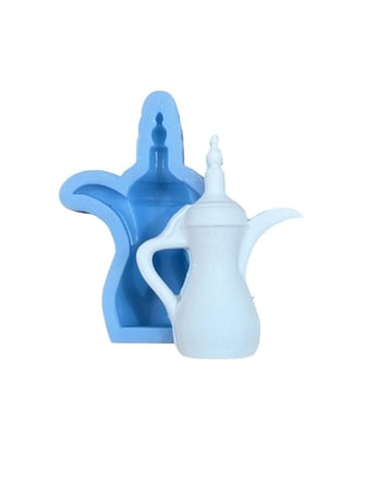 قالب سيليكون مرن لصنع دلة قهوة عربية صغيرة مناسب لصب الريزن و الجبس