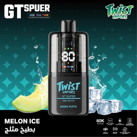 TWIST VAPOR GT SUPER 60K puff - تويست جي تي سوبر 60 الف موشة