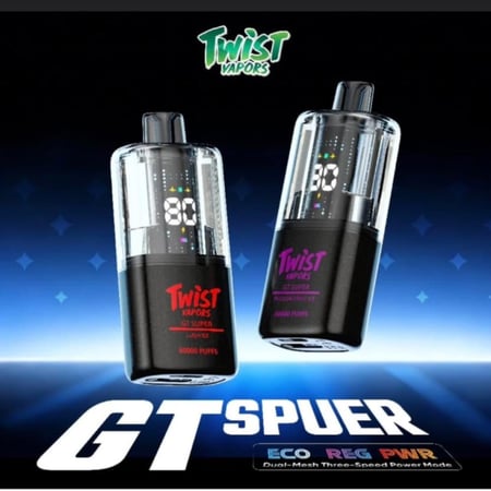 TWIST VAPOR GT SUPER 60K puff - تويست جي تي سوبر 60 الف موشة