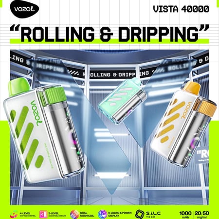 فوزل فيستا 40 الف موشة - VOZOL Vista 40000 puff 5MG